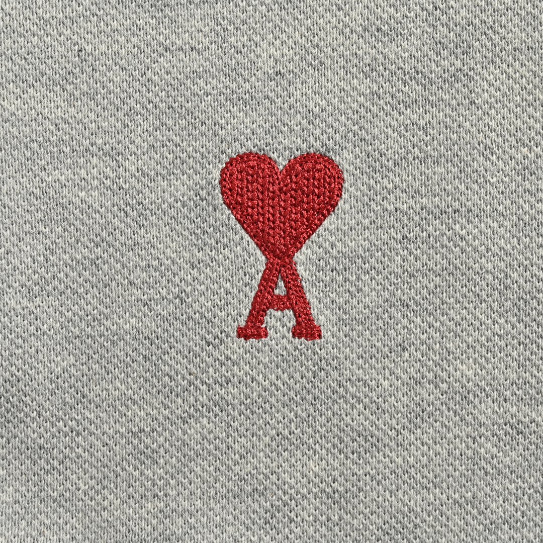 Ami 经典小爱心刺绣Polo短袖-High Quatity Cheap Brand wholesale wholesaler seller Clothes Bags handbags Sneakers Top Fashion Clothing Shoes from China Factory Chinese suppliers best Quality Beautiful Price Ami 经典小爱心刺绣Polo短袖