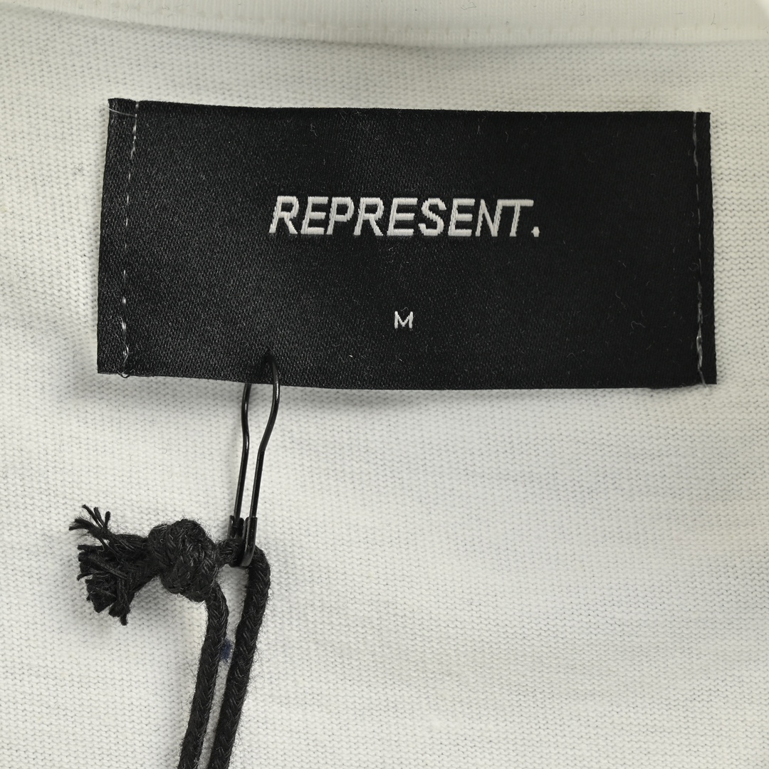 Represent 24ss 巨齿鲨印花短袖