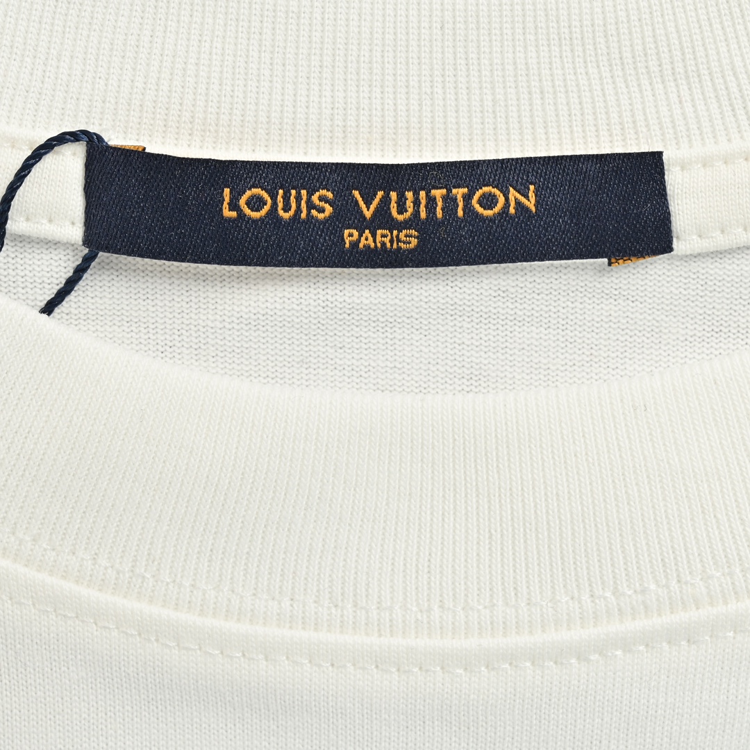 150 Louis Vuitton/路易威登 24ss 刺绣logo短袖 面料采用230克重精梳棉