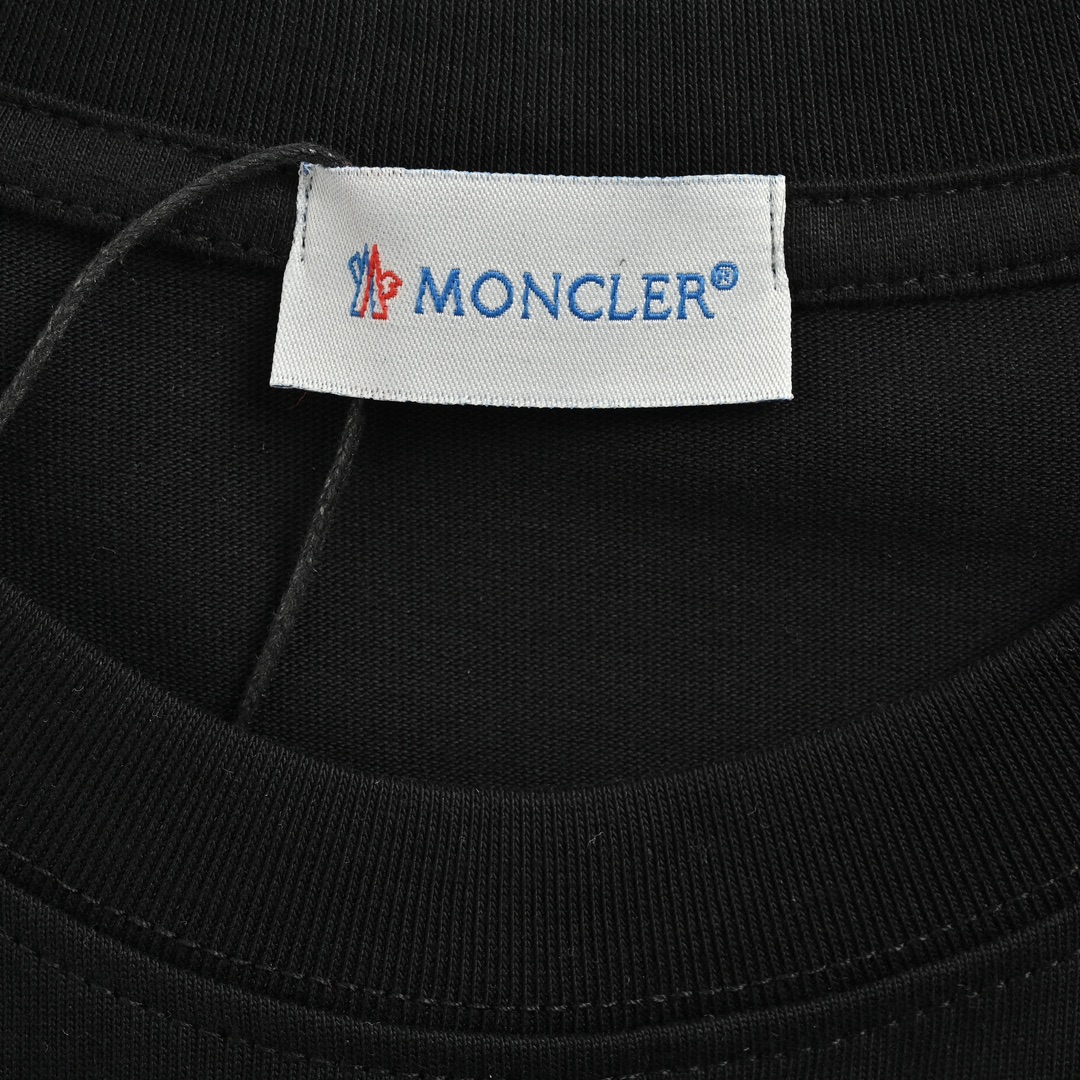 140 Moncler/蒙口 24ss 卡通鸭子人偶印花短袖 春夏新品数码透气动画人物印花纯棉简约百搭短袖T恤