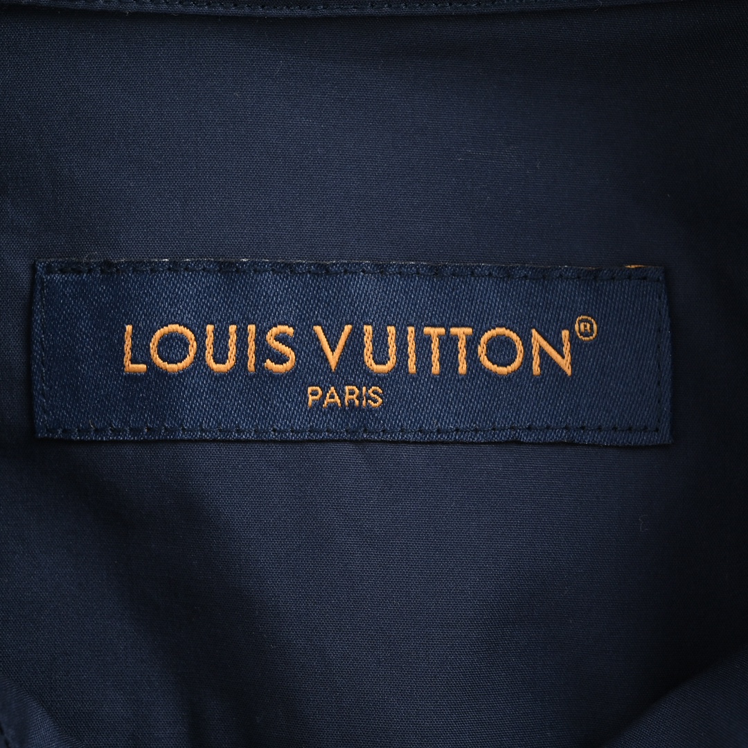 260 Louis Vuitton/路易威登 24ss 字母刺绣口袋衬衫