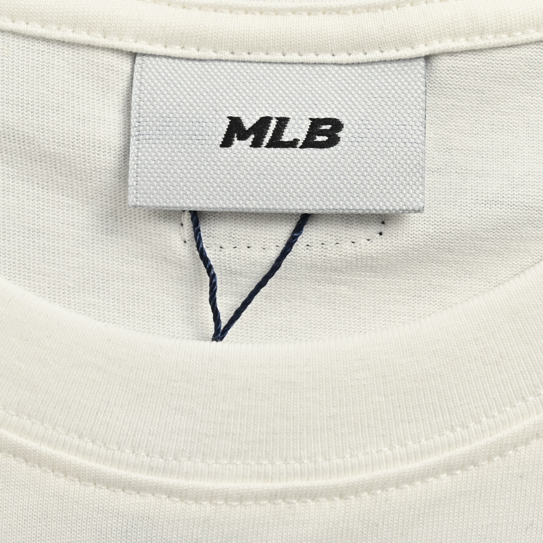 MLB 24ss 满印logo印花圆领短袖