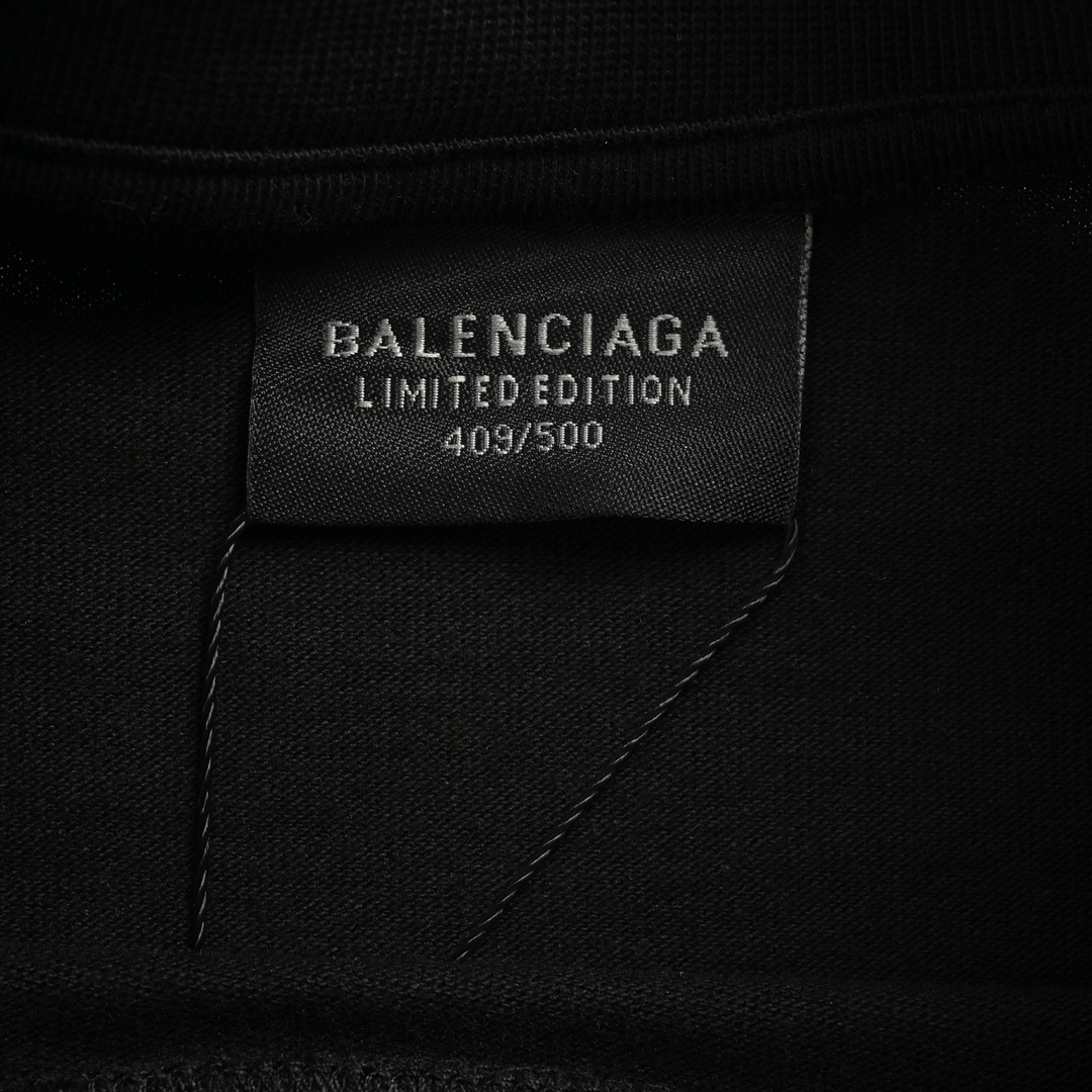 140 Balenciga/巴黎世家 24ss 支付宝联名印花短袖 最新系列 支付宝联名短袖T恤