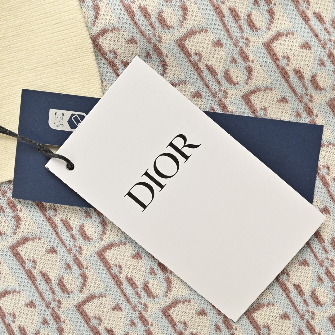 Dior/迪奥 24ss 老花满印针织Polo短袖
