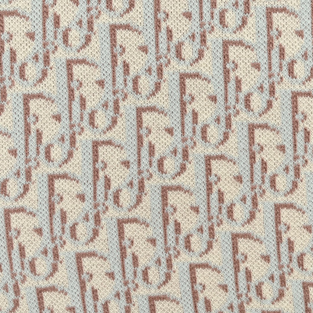 Dior/迪奥 24ss 老花满印针织Polo短袖