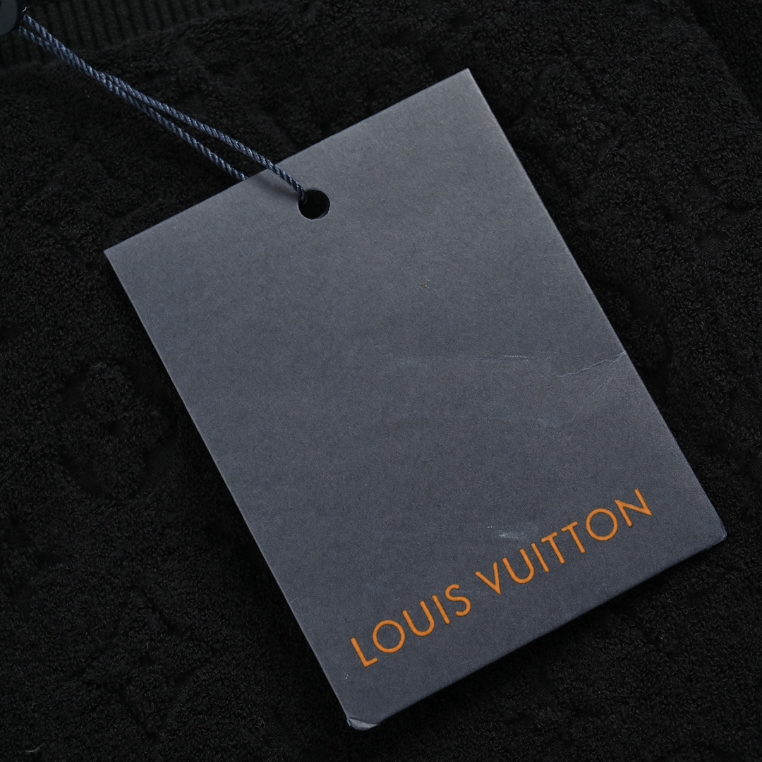 Louis Vuitton/路易威登 24ss 提花植绒满印短裤 定制 LV毛巾提花