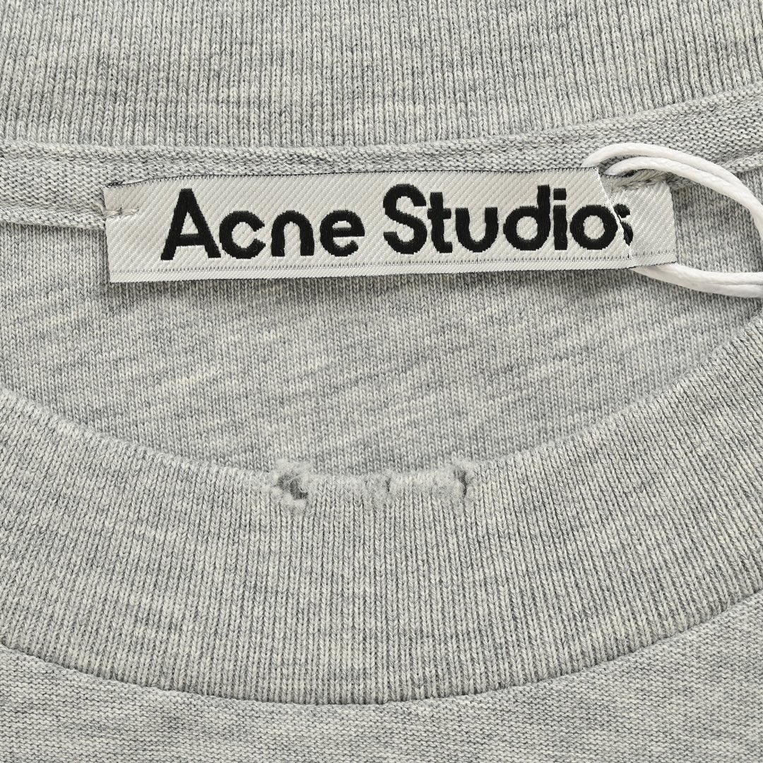 Acne Studios 24ss 渐变斑驳1996字母印花短袖