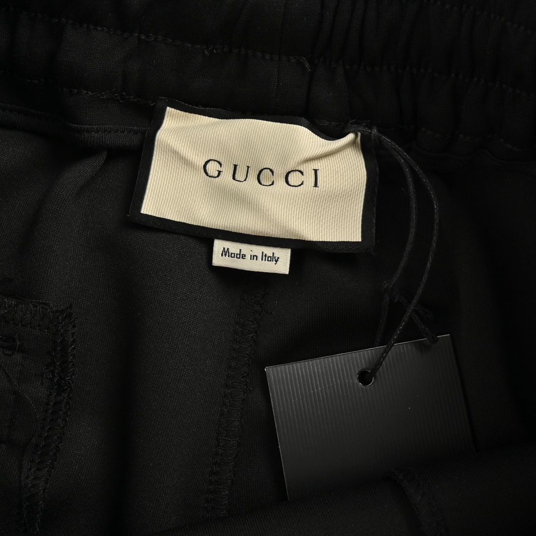 Gucci/古驰 红绿织带侧口袋休闲短裤