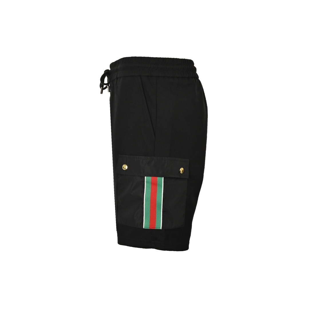 Gucci/古驰 红绿织带侧口袋休闲短裤