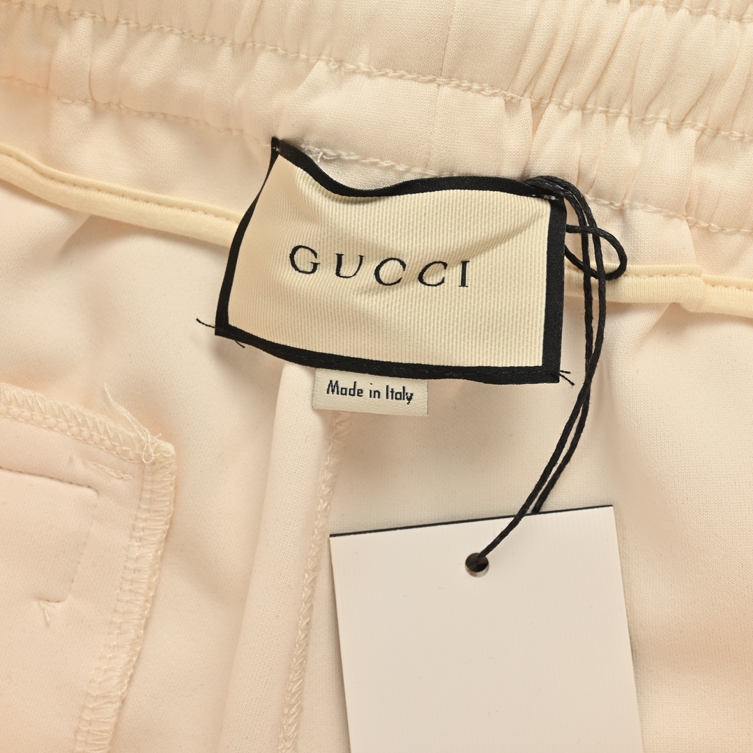 Gucci/古驰 红绿织带侧口袋休闲短裤