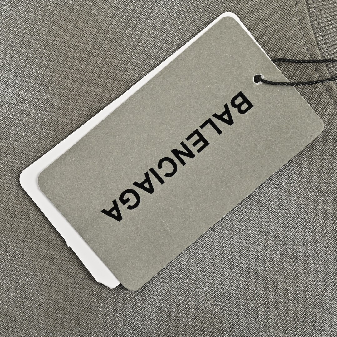 Balenciaga/巴黎世家 24ss 刺绣可乐泥染短袖