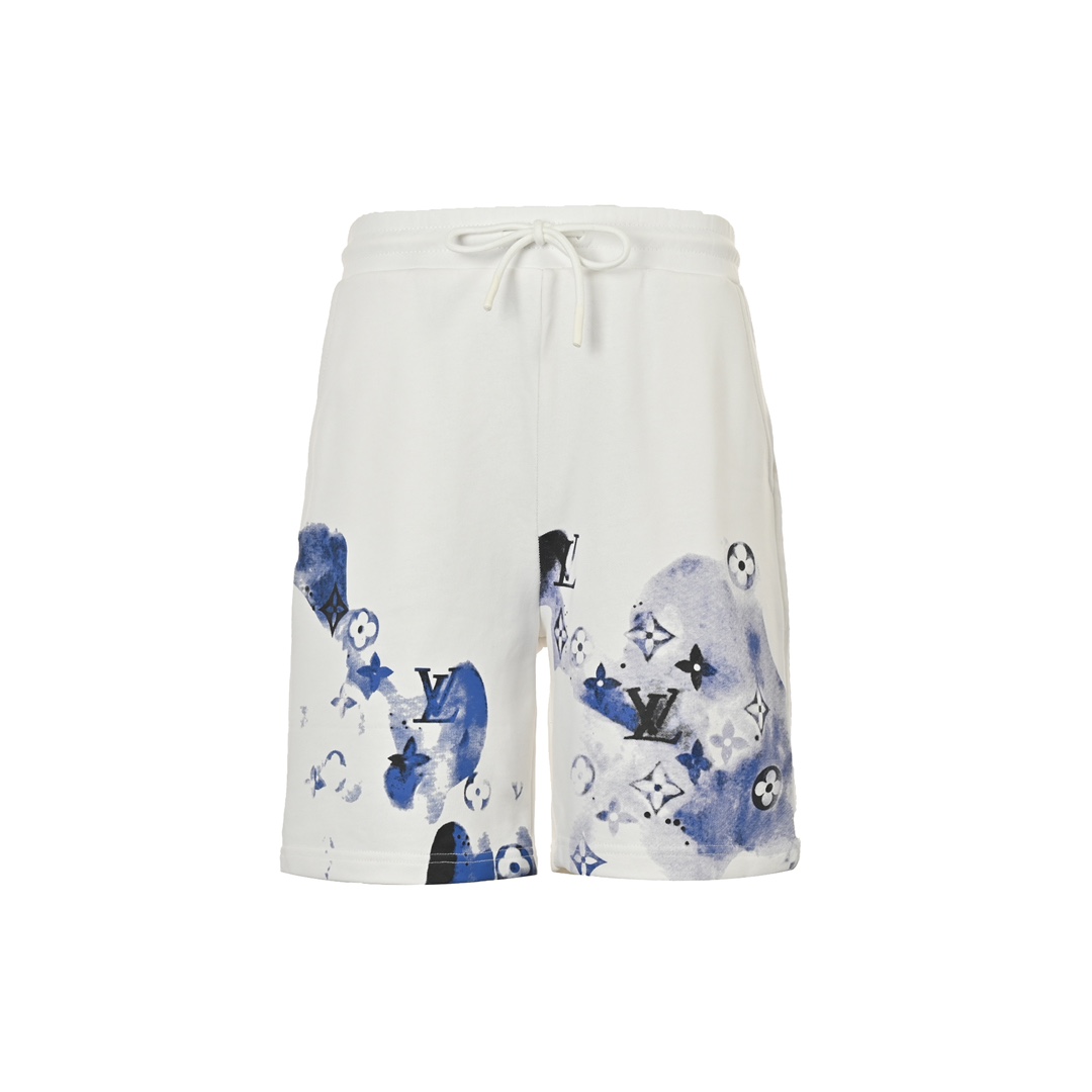 Louis Vuitton/路易威登 24ss 渲染老花印花短裤