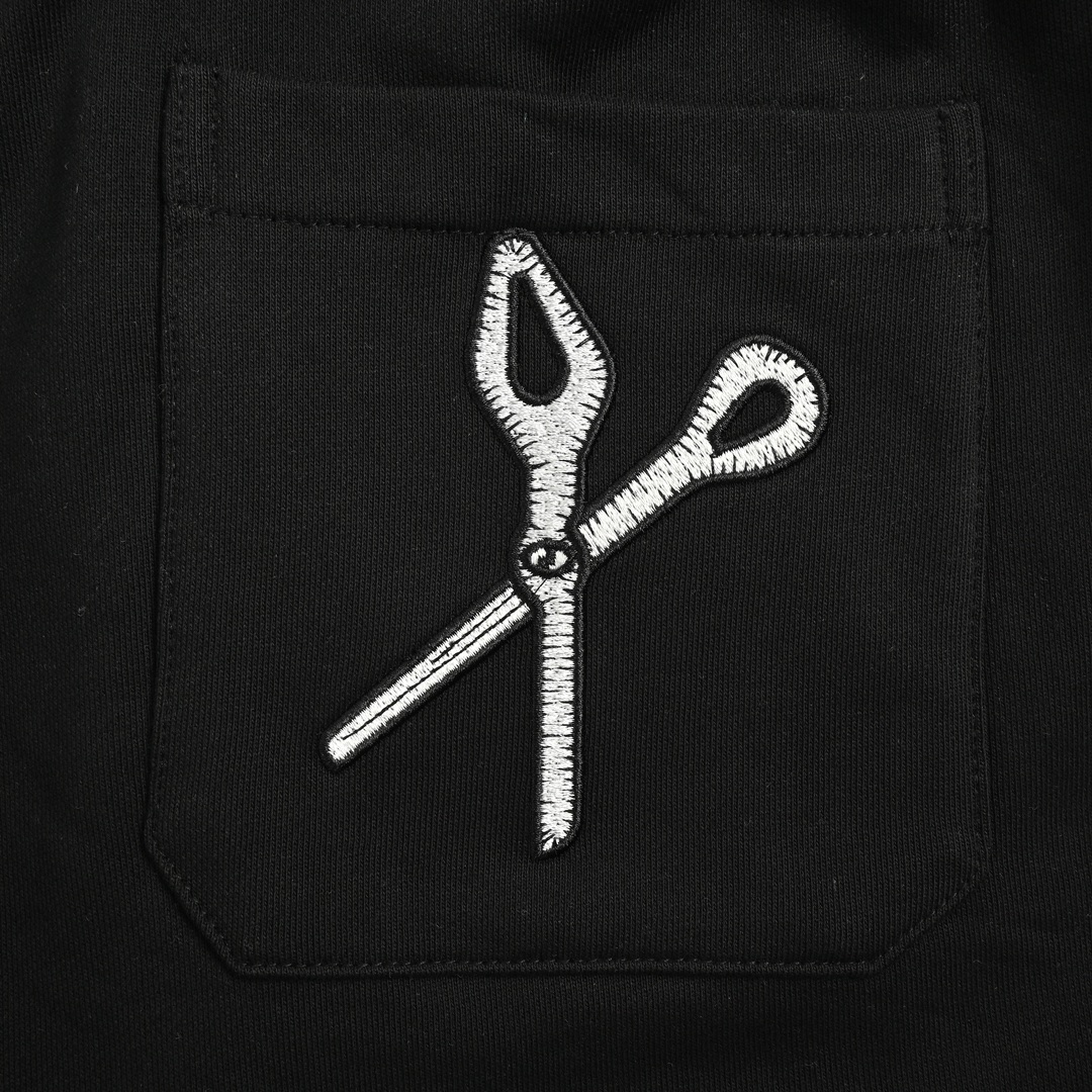 Louis Vuitton/路易威登 24ss 刺绣锤子工具短裤