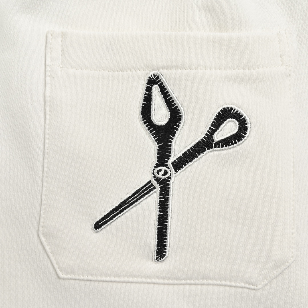 Louis Vuitton/路易威登 24ss 刺绣锤子工具短裤