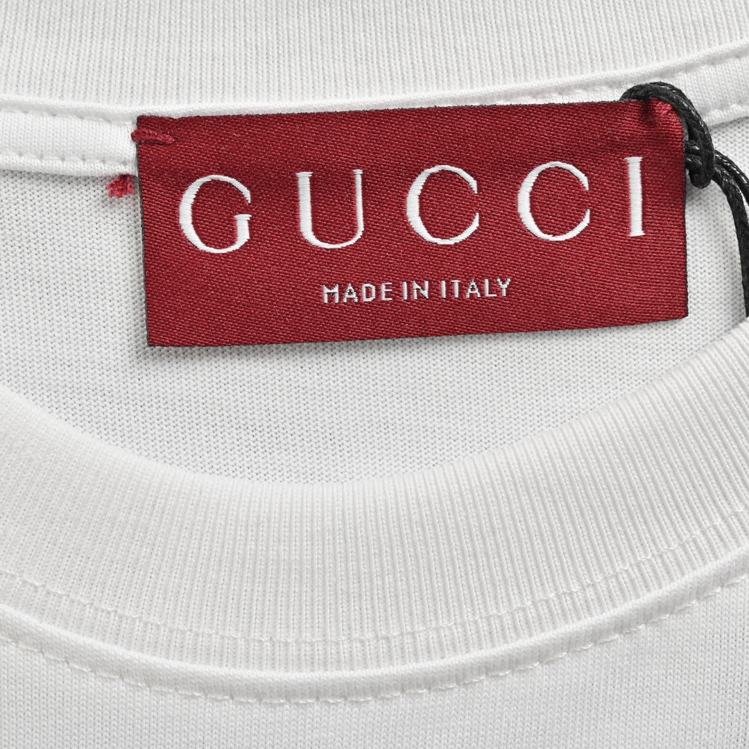 Gucci/古驰 24ss 腰带字母印花短袖
