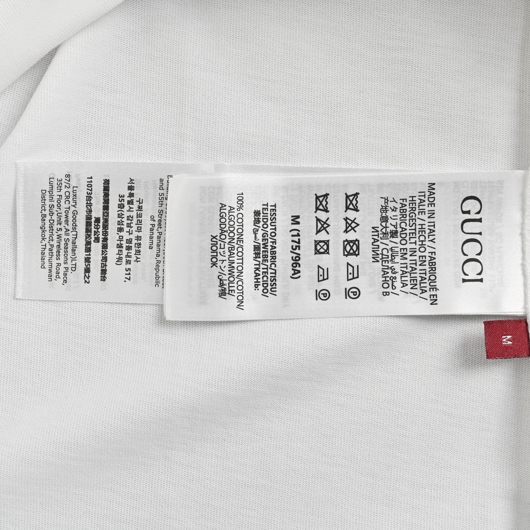 Gucci/古驰 24ss 腰带字母印花短袖