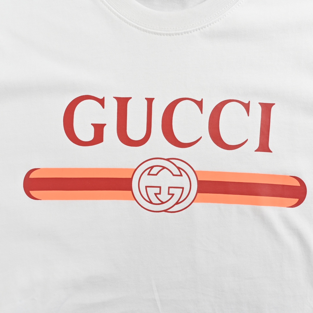 Gucci/古驰 24ss 腰带字母印花短袖