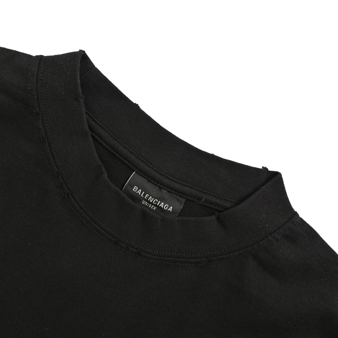 Balenciaga/巴黎世家 24ss 美纹纸胶带印花短袖-Chinese UA Cheap High Quatity Brand Clothes Bags handbags Sneakers wholesale wholesaler seller from China Factory suppliers Fashion Clothing Shoes best Quality Beautiful Price Balenciaga/巴黎世家 24ss 美纹纸胶带印花短袖