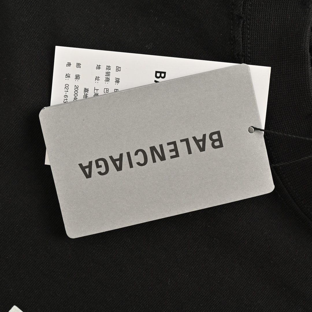 Balenciaga/巴黎世家 24ss 美纹纸胶带印花短袖-Chinese UA Cheap High Quatity Brand Clothes Bags handbags Sneakers wholesale wholesaler seller from China Factory suppliers Fashion Clothing Shoes best Quality Beautiful Price Balenciaga/巴黎世家 24ss 美纹纸胶带印花短袖