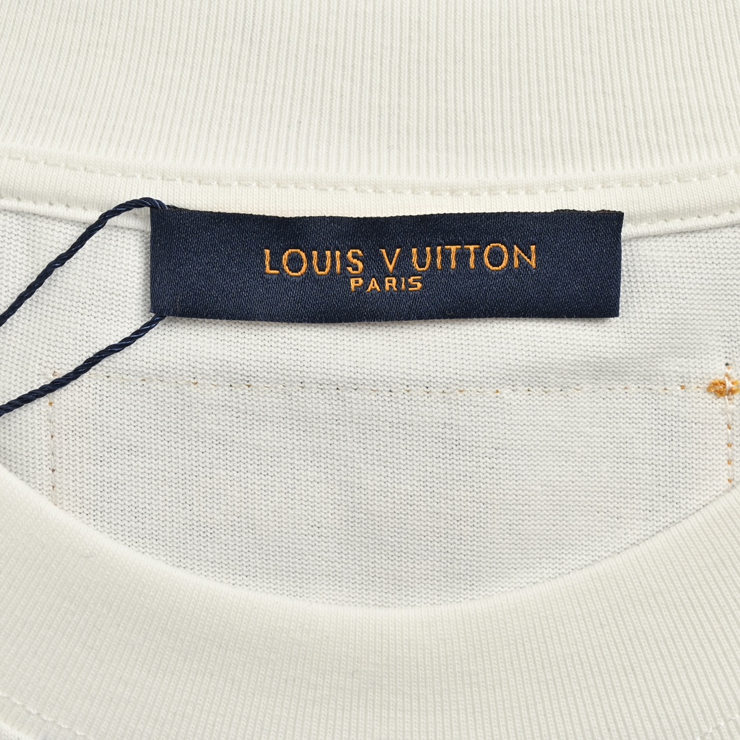 Louis Vuitton/路易威登 24ss 满印渐变小字母印花短袖