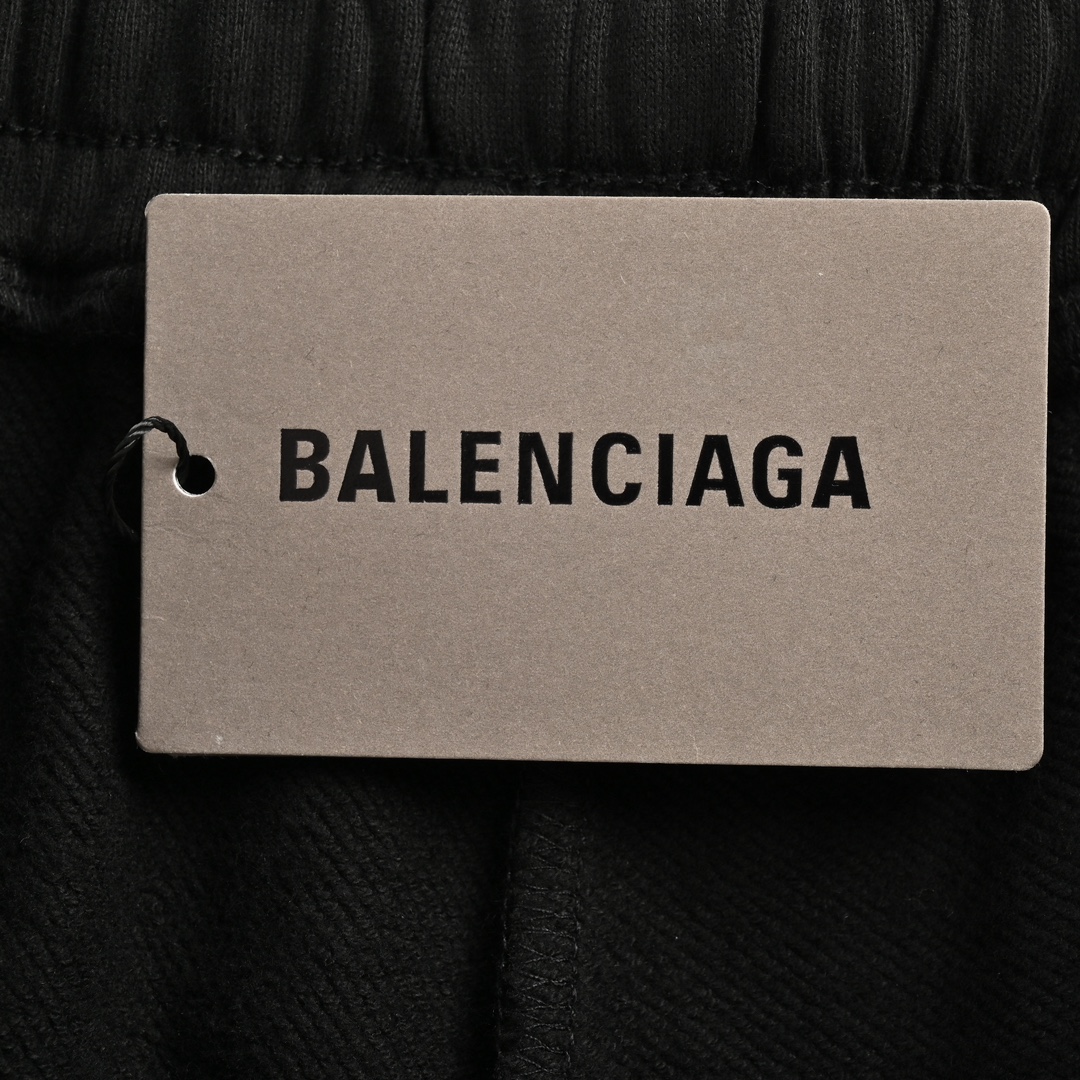 Balenciaga/巴黎世家 经典可乐刺绣短裤