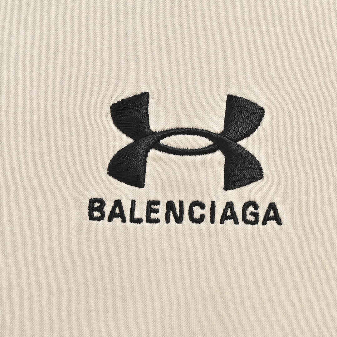 Balenciaga/巴黎世家 24ss 安德玛联名刺绣logo短袖