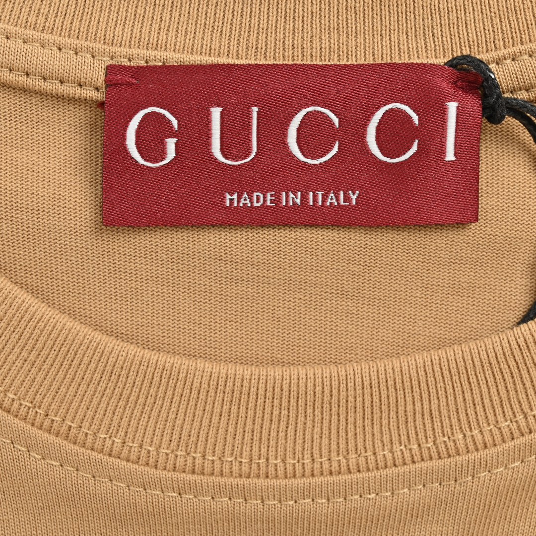 Gucci/古驰 24ss 校徽印花短袖