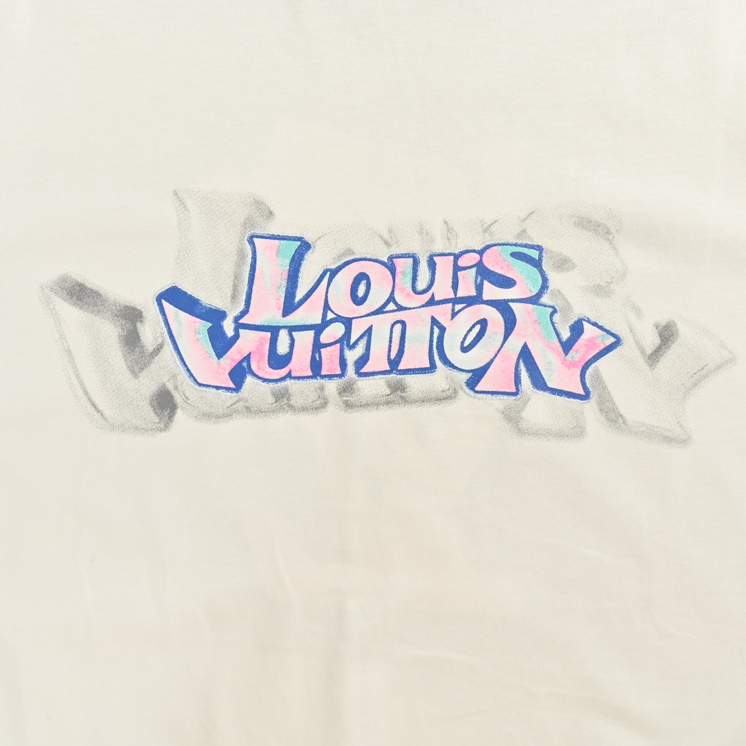 Louis Vuitton/路易威登 24ss 幻彩印花短袖