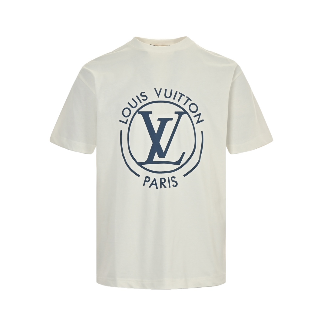 Louis Vuitton/路易威登 24ss 植绒印花logo短袖