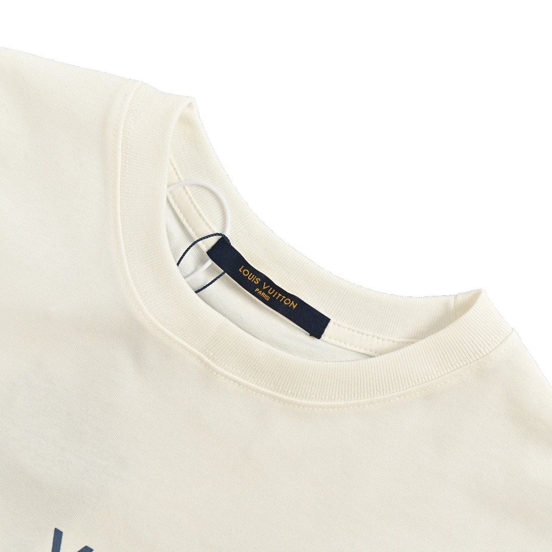 Louis Vuitton/路易威登 24ss 植绒印花logo短袖