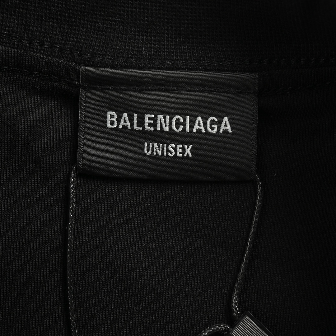 Balenciaga/巴黎世家 24ss 叠标透印短袖