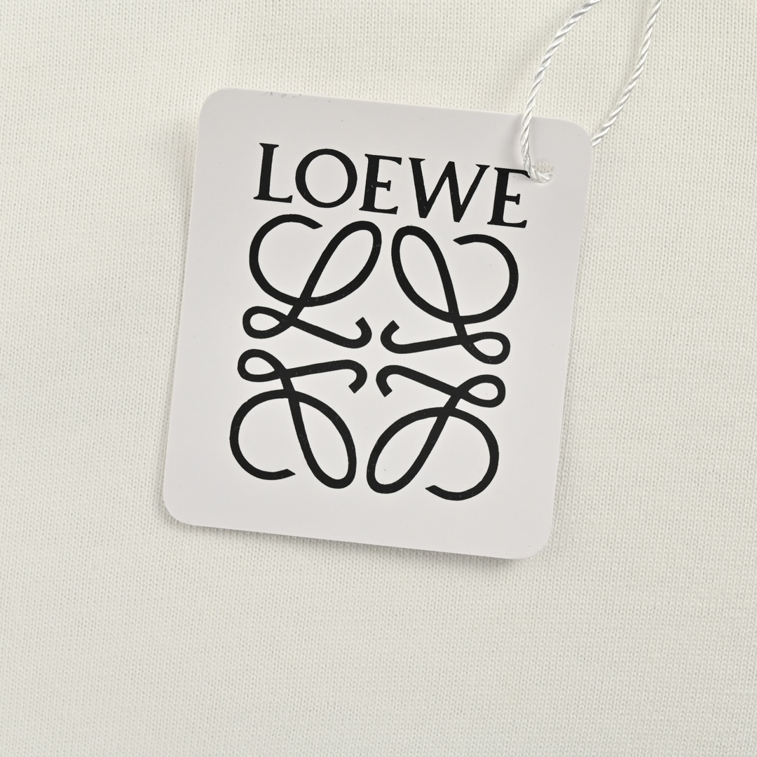 Loewe/罗意威 24ss 撞色四叶草印花短袖