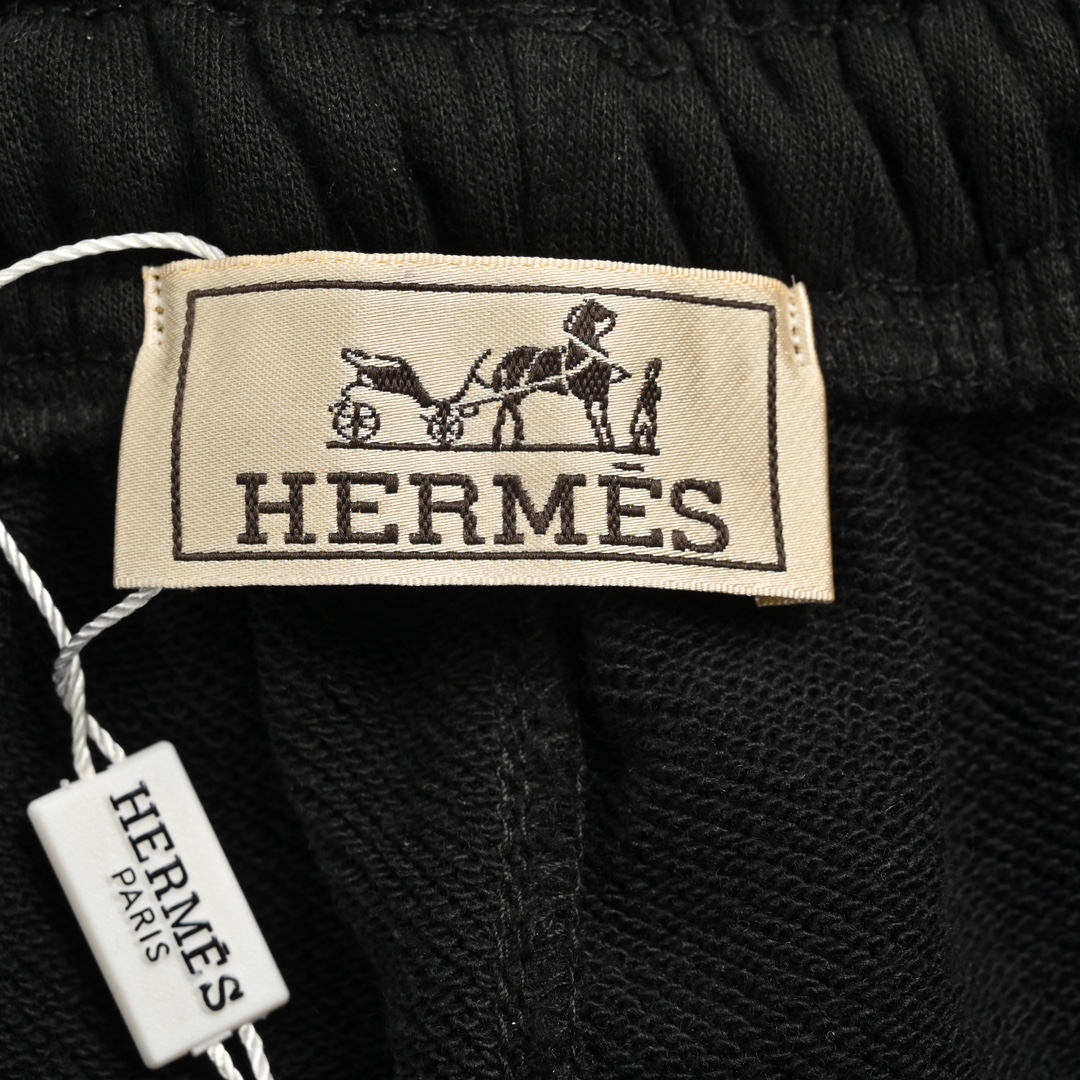 Hermes/爱马仕 24ss 刺绣logo短裤