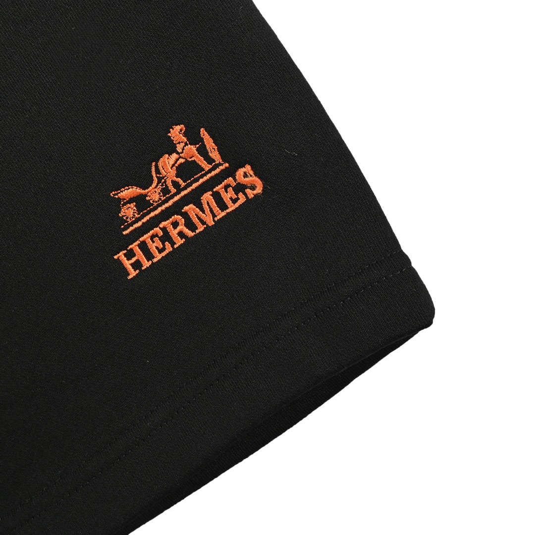 Hermes/爱马仕 24ss 刺绣logo短裤