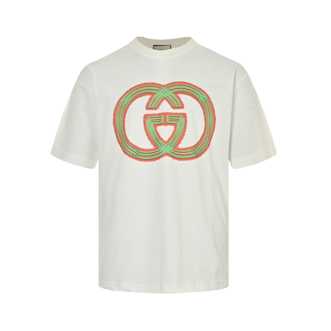 Gucci/古驰 24ss 大双G印花短袖