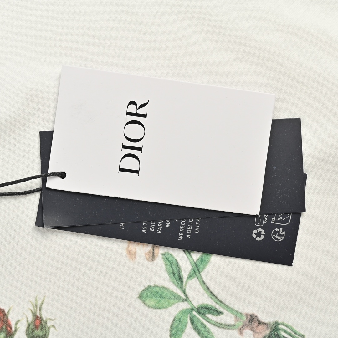 Dior/迪奥 24ss 植物花卉标本印花短袖