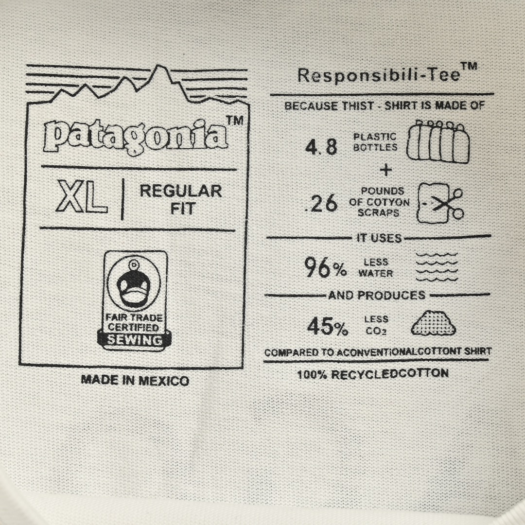 Patagonia/巴塔哥尼亚 经典鱼标Logo印花短袖