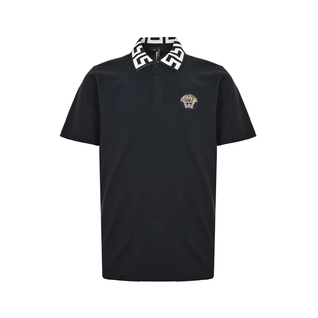 Versace/范思哲 胸口人像刺绣POLO短袖