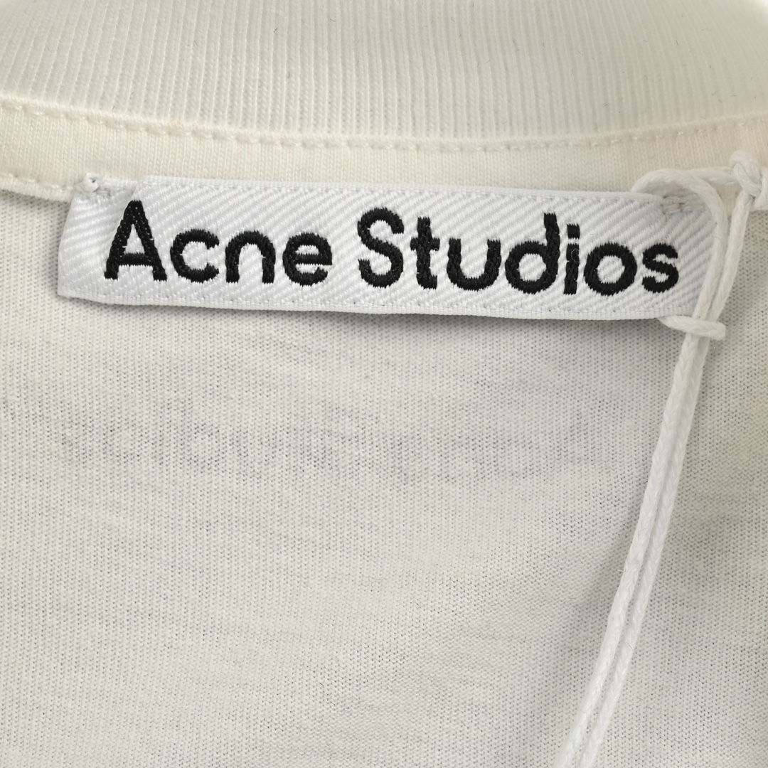 ACNE Studios 520限定爱心植绒印花短袖