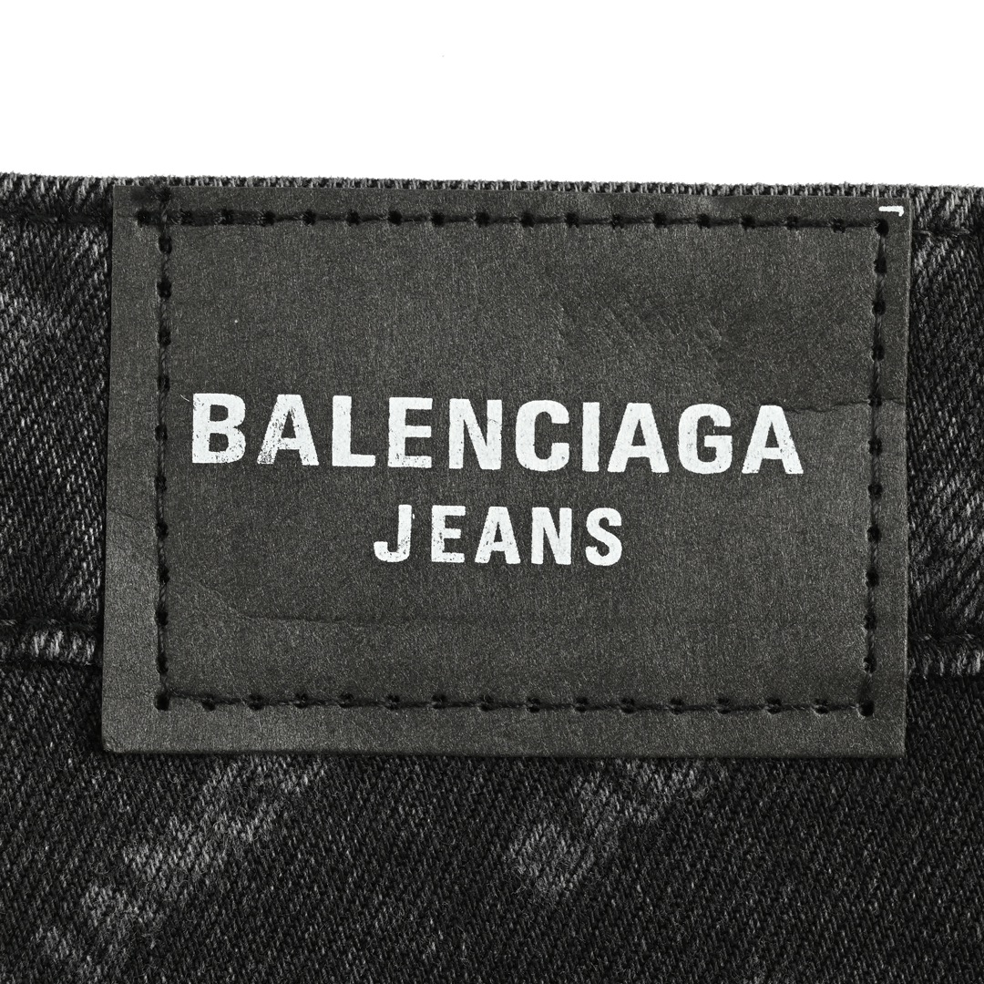 Balenciaga/巴黎世家 24ss 字母满印牛仔裤