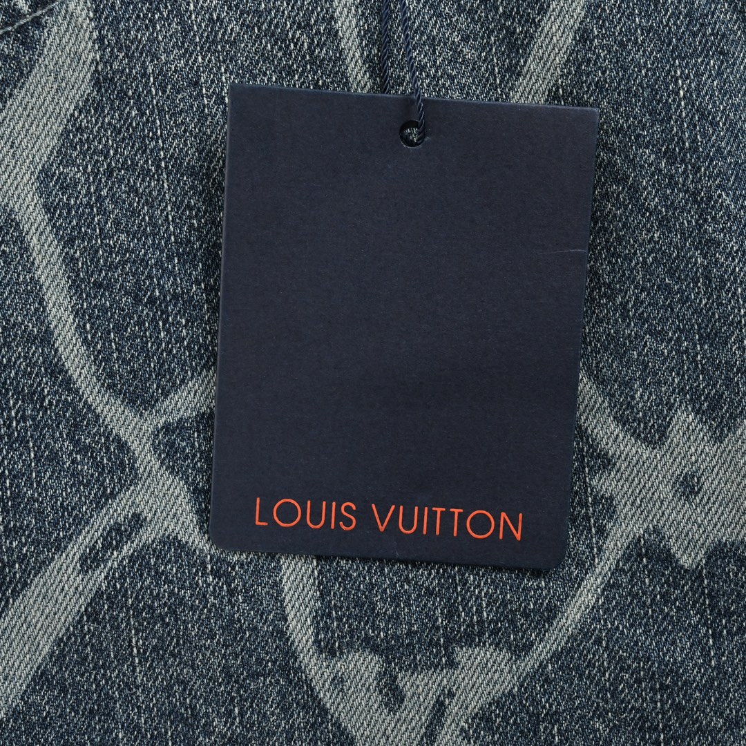 Louis Vuitton/路易威登 24ss 提花牛仔短裤