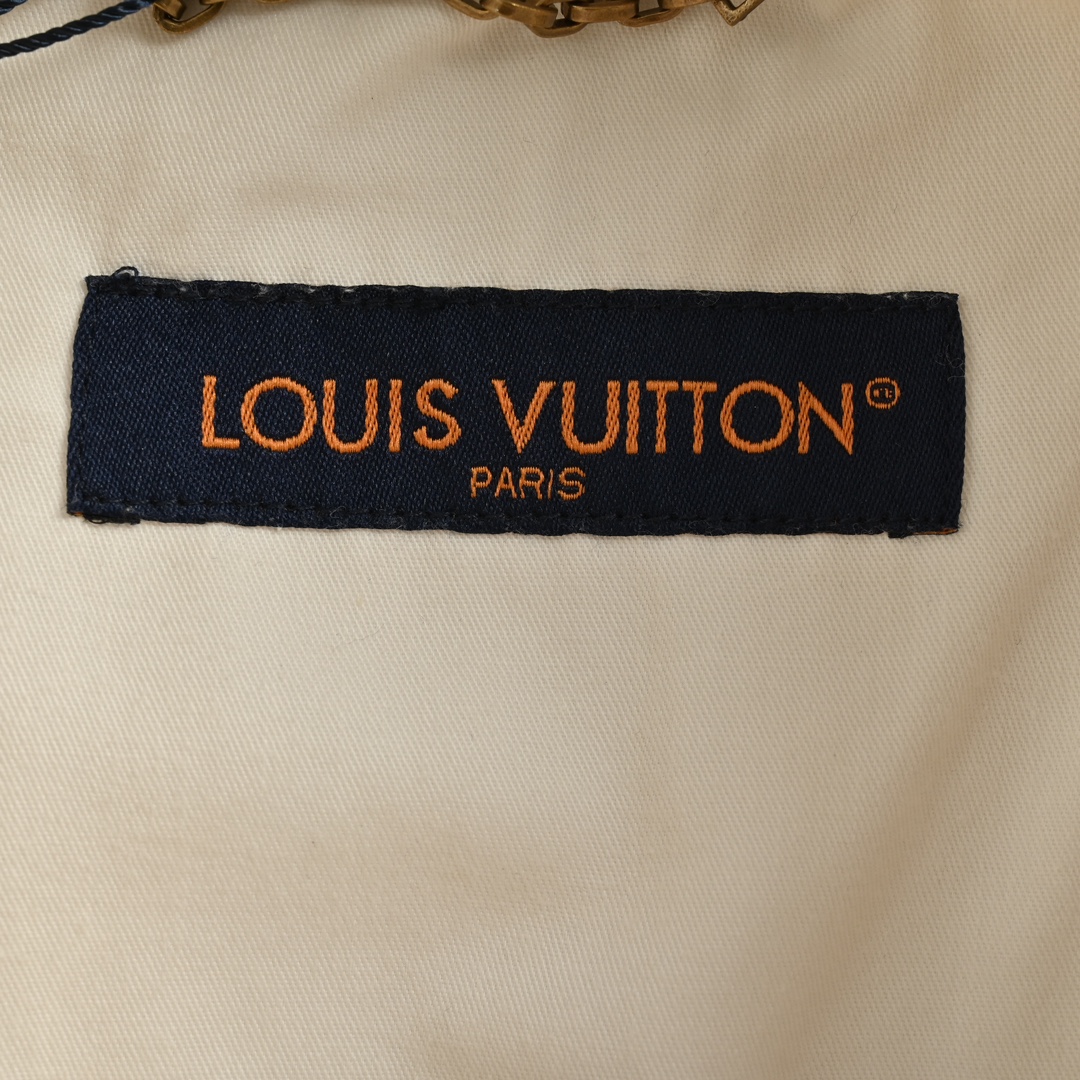 Louis Vuitton/路易威登 24ss 提花棋盘格牛仔短袖衬衫