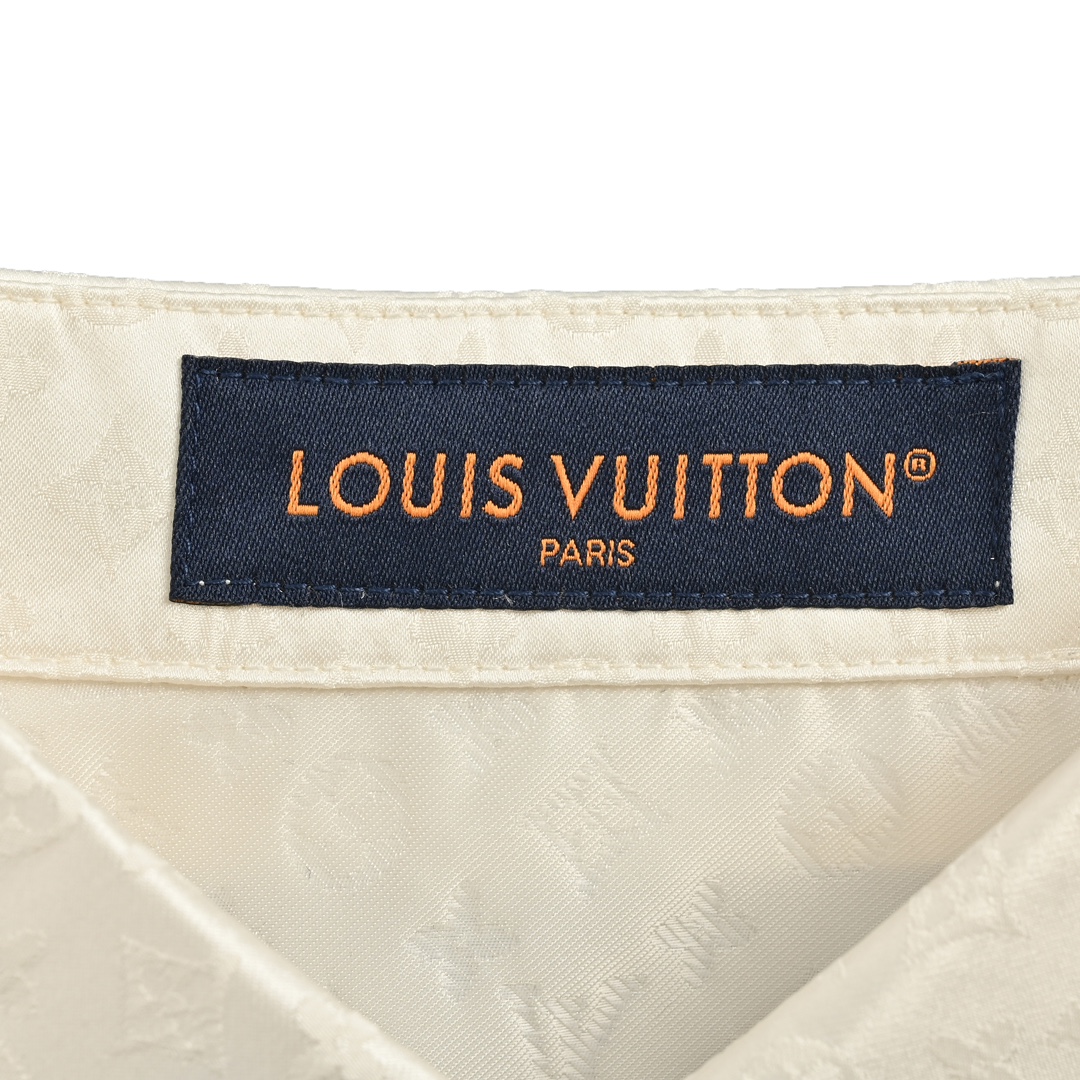 Louis Vuitton /路易威登 24ss 老花提花丝绸衬衫