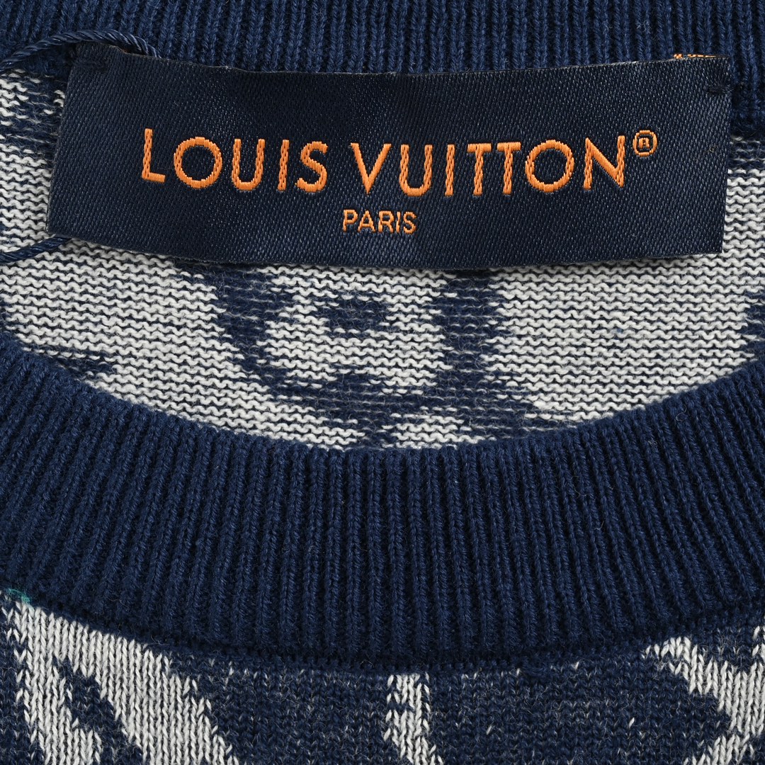 Louis Vuitton/路易威登 24ss 提花织纹针织短袖