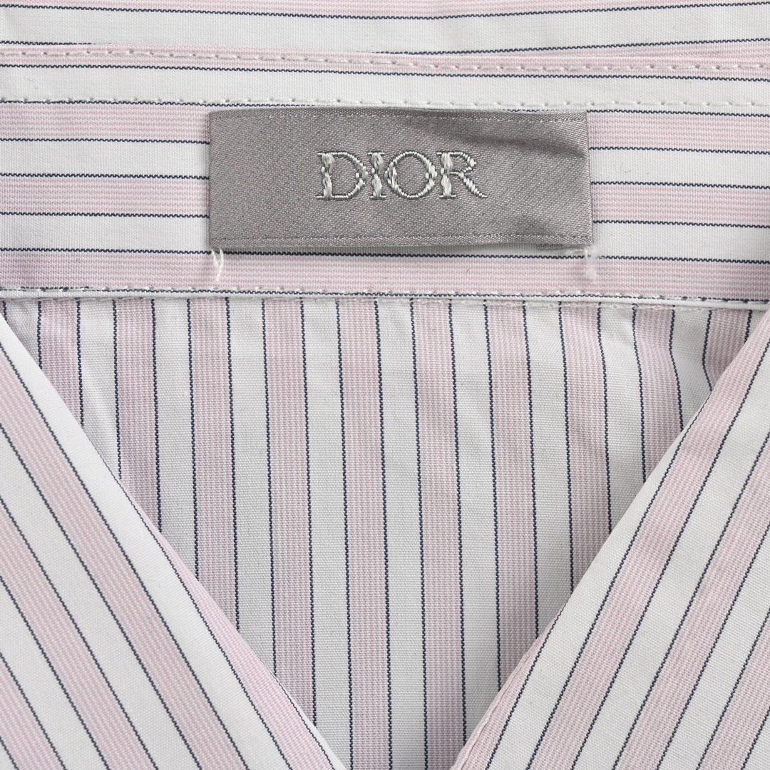 Dior/迪奥 24ss 1947系列刺绣条纹衬衫