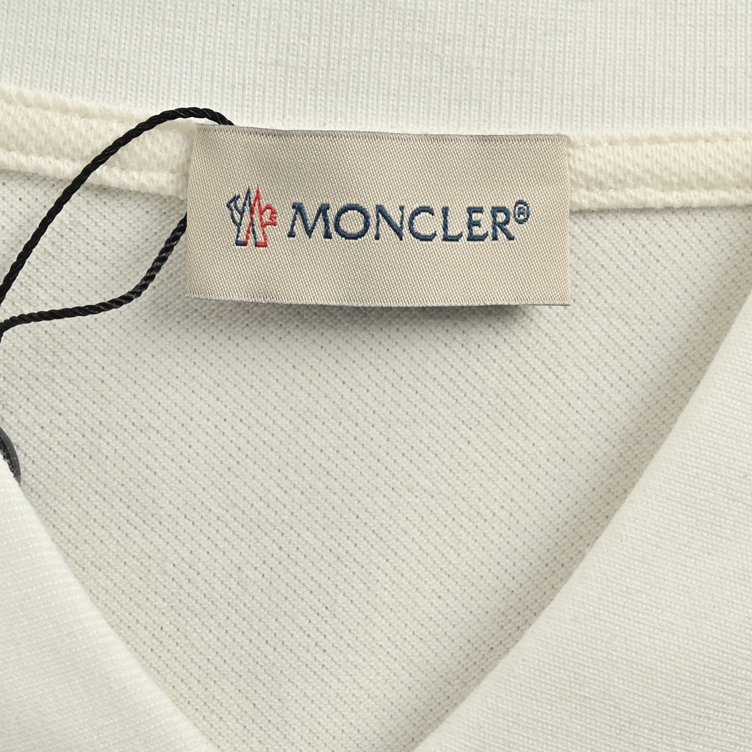 Moncler /蒙口 24ss 乒乓球拍徽标刺绣Polo短袖