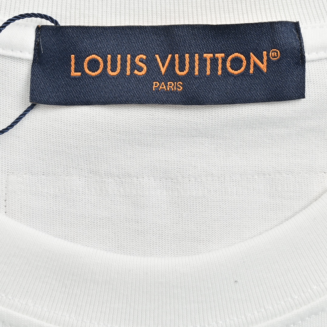 Louis Vuitton/路易威登 24ss 字母彩点印花短袖