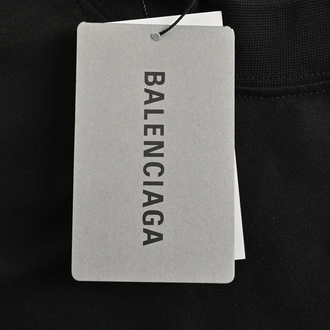 Balenciaga/巴黎世家 24ss Paris系列烫钻字母短袖