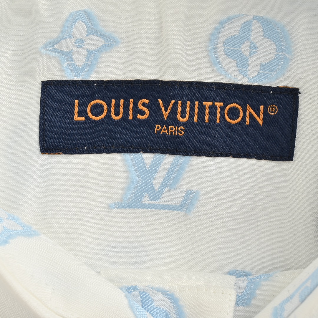 Louis Vuitton/路易威登 24ss 满印提花短袖衬衫