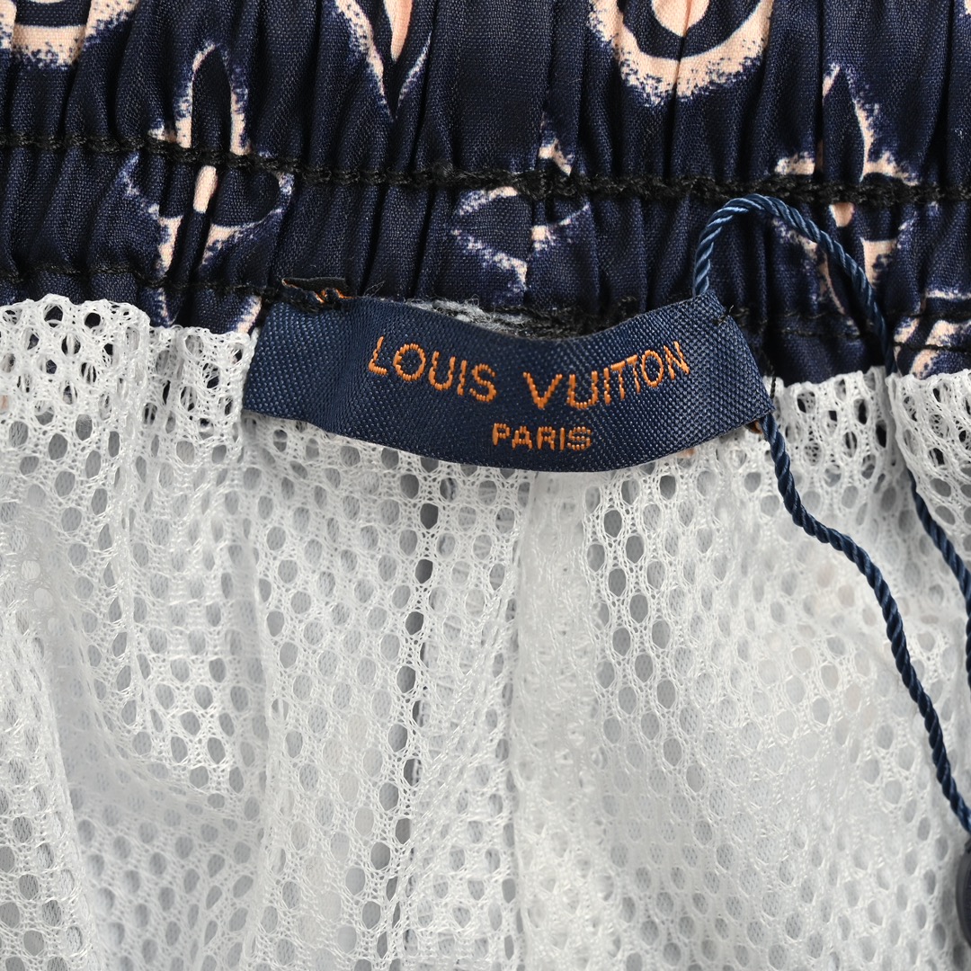 Louis Vuitton/路易威登 24ss 满印老花做旧短裤